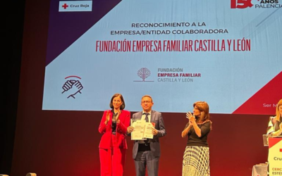 Fundación Empresa Familiar de Castilla y León, homenajeada en el 150 aniversario de Cruz Roja Palencia