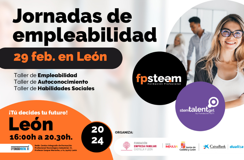 Proconsi, Oblanca, Tecoi y Hosteleón protagonistas de una nueva Jornada FP STEAM en León